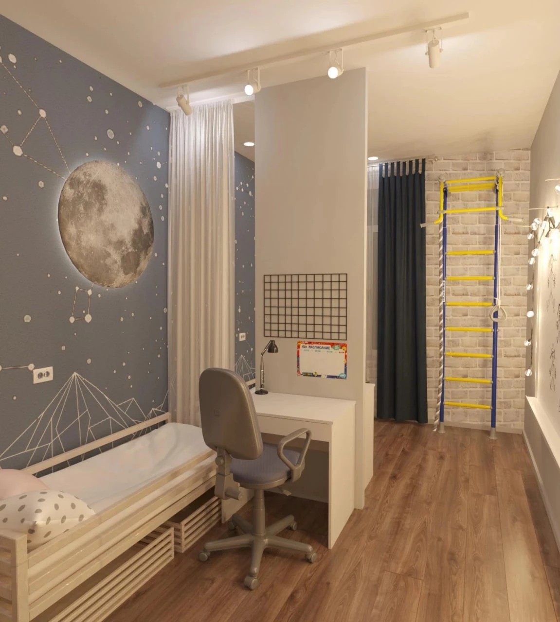 Детская комната для 2 детей