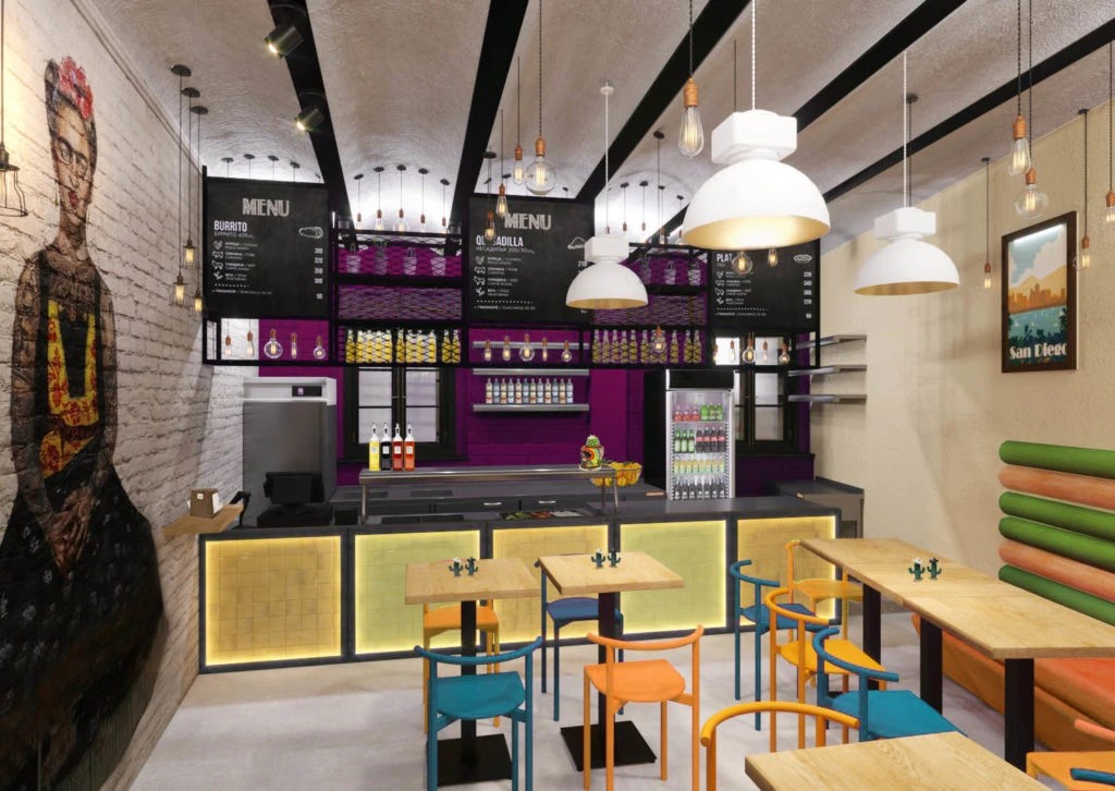 Дизайн бара Фрида в Новой Голландии