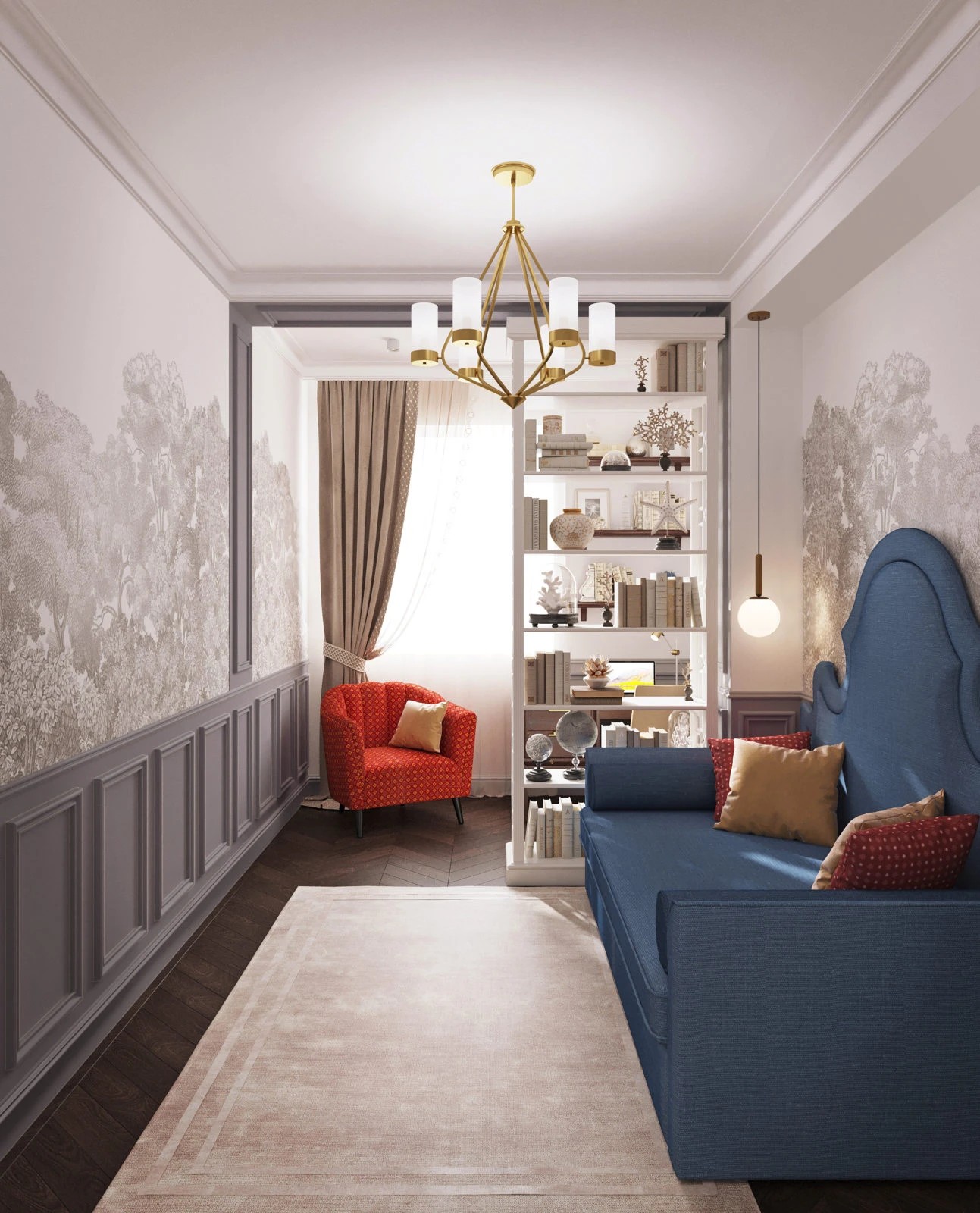 ПРОЕКТ КВАРТИРЫ В ЖК ПЕТРОГРАДЕЦ