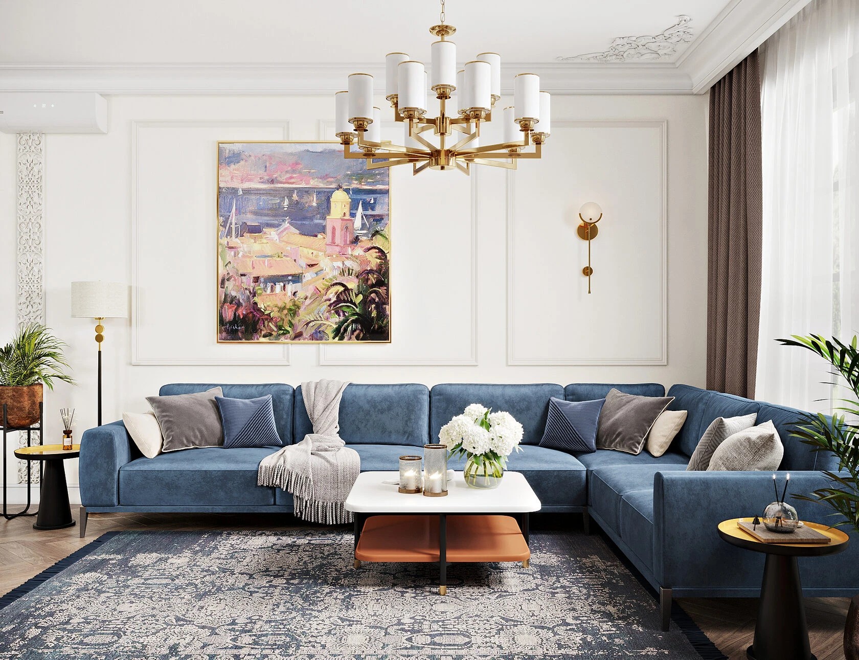 Тосканские ноты в интерьере северной столицы