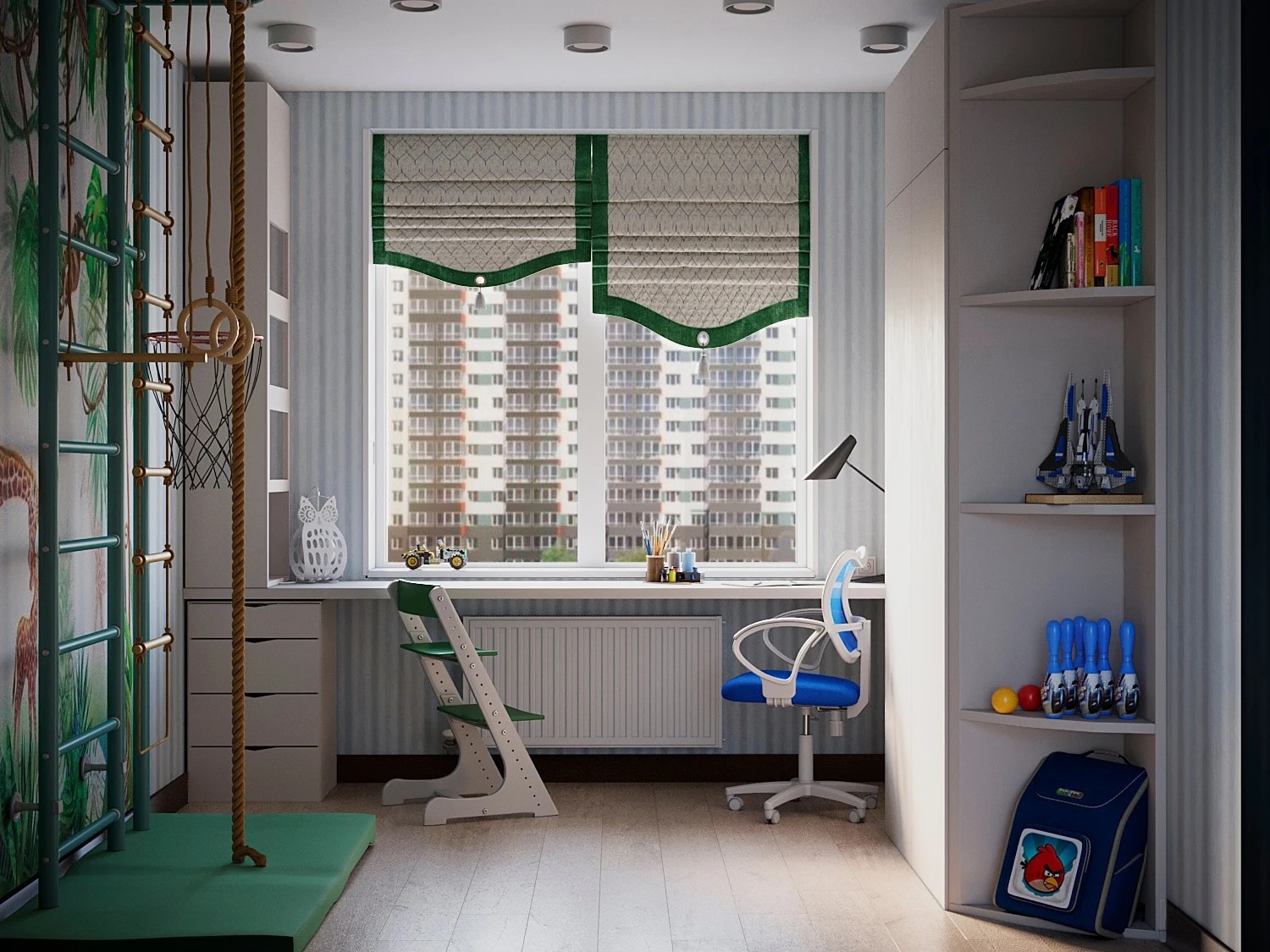 Гостиная, Кухня, Комната братьев