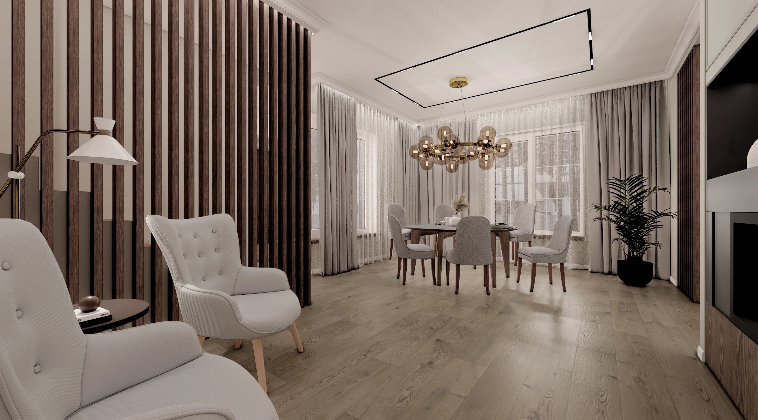 Проект загородного дома 1 этаж