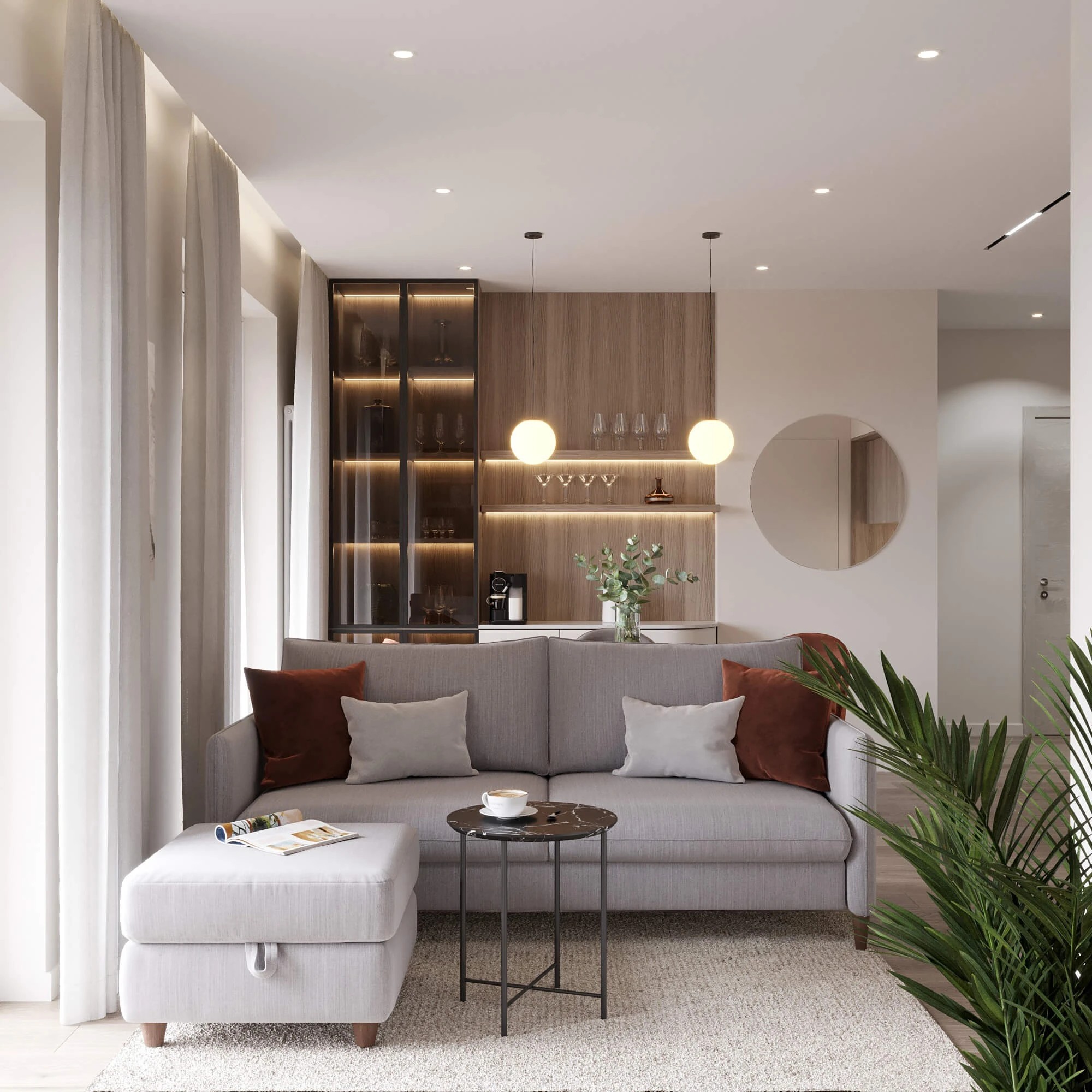 Кухня-гостиная в ЖК VEREN NEXT