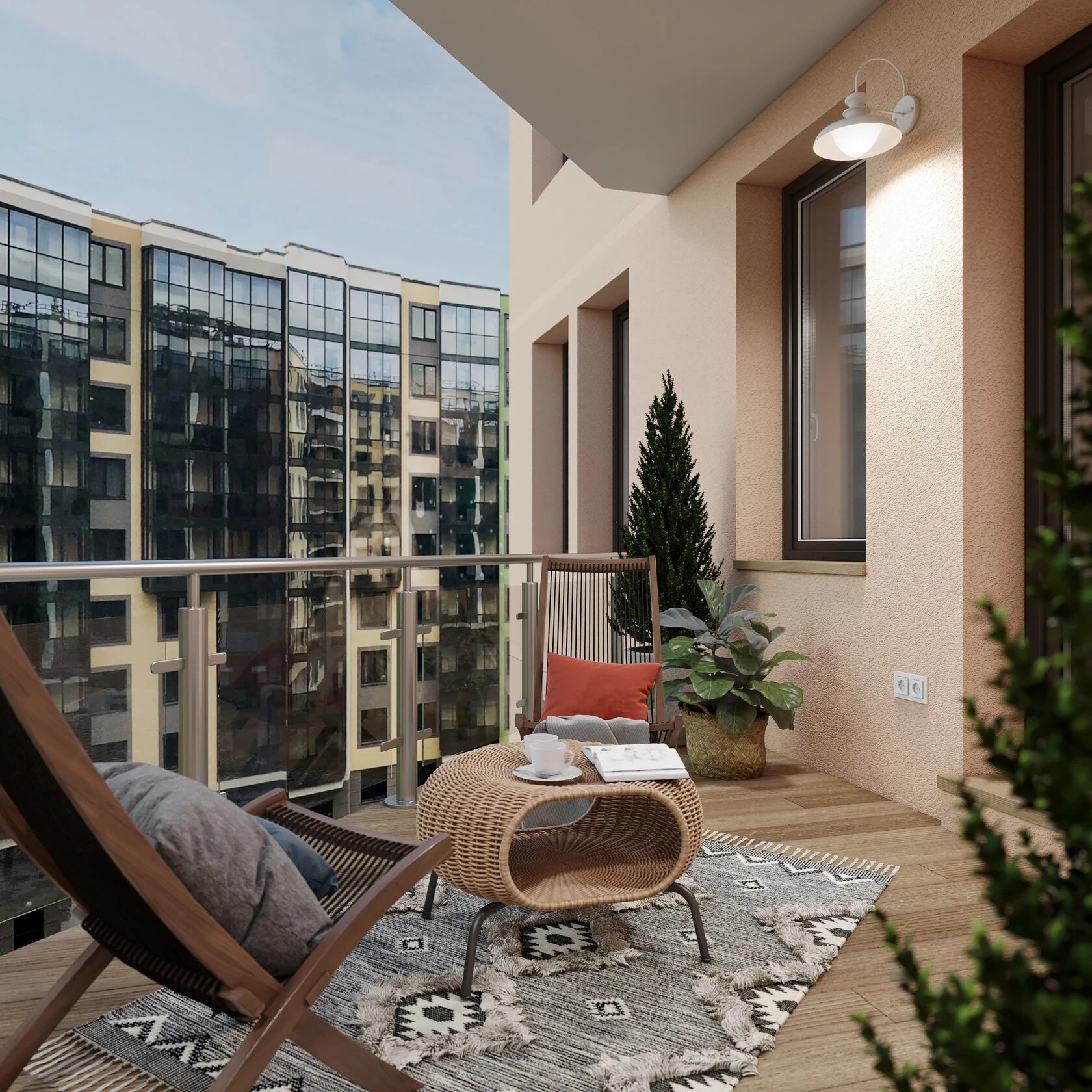 Квартира с террасой в ЖК «Палацио»