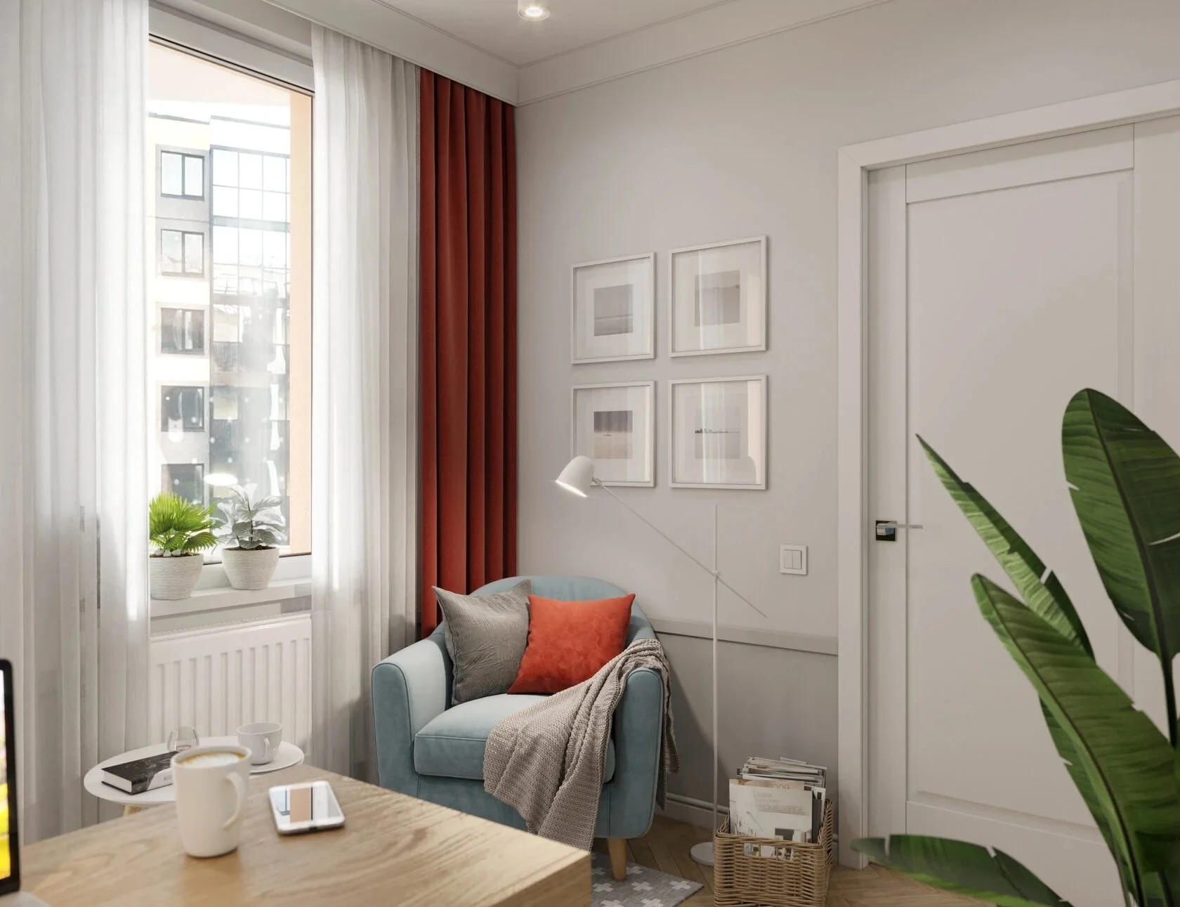 Квартира с террасой в ЖК «Палацио»