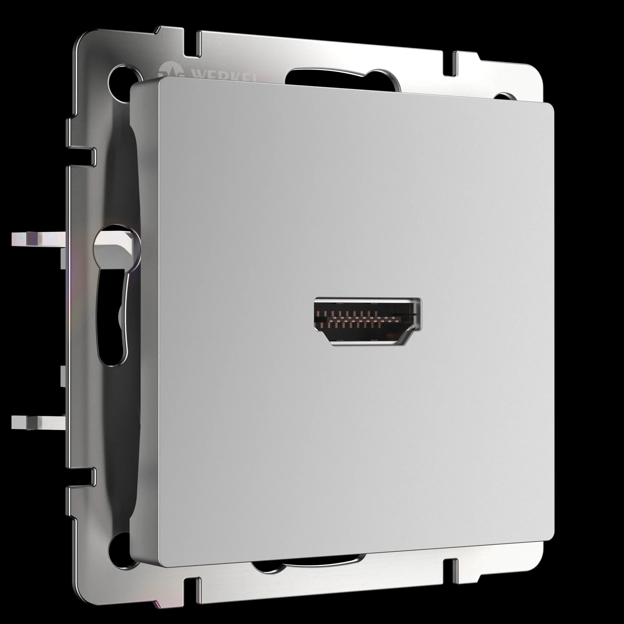 Розетка Werkel Серебряный WL06-60-11/ Розетка HDMI (серебряный)