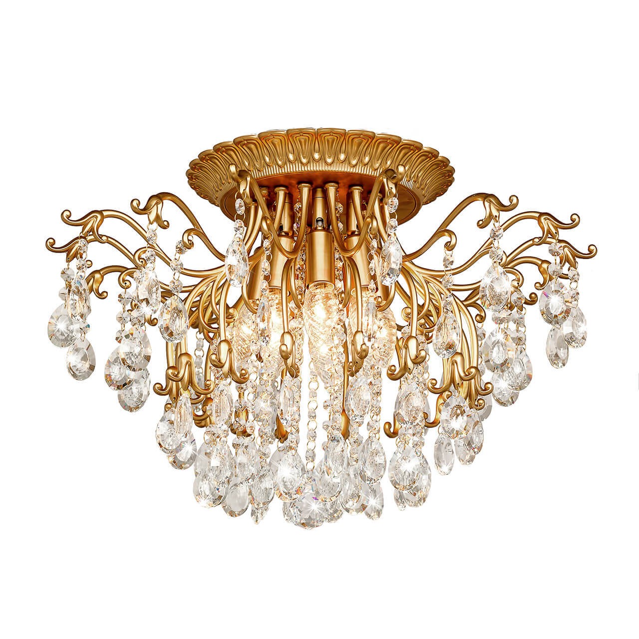 Потолочная хрустальная люстра SilverLight Clare 734.58.8