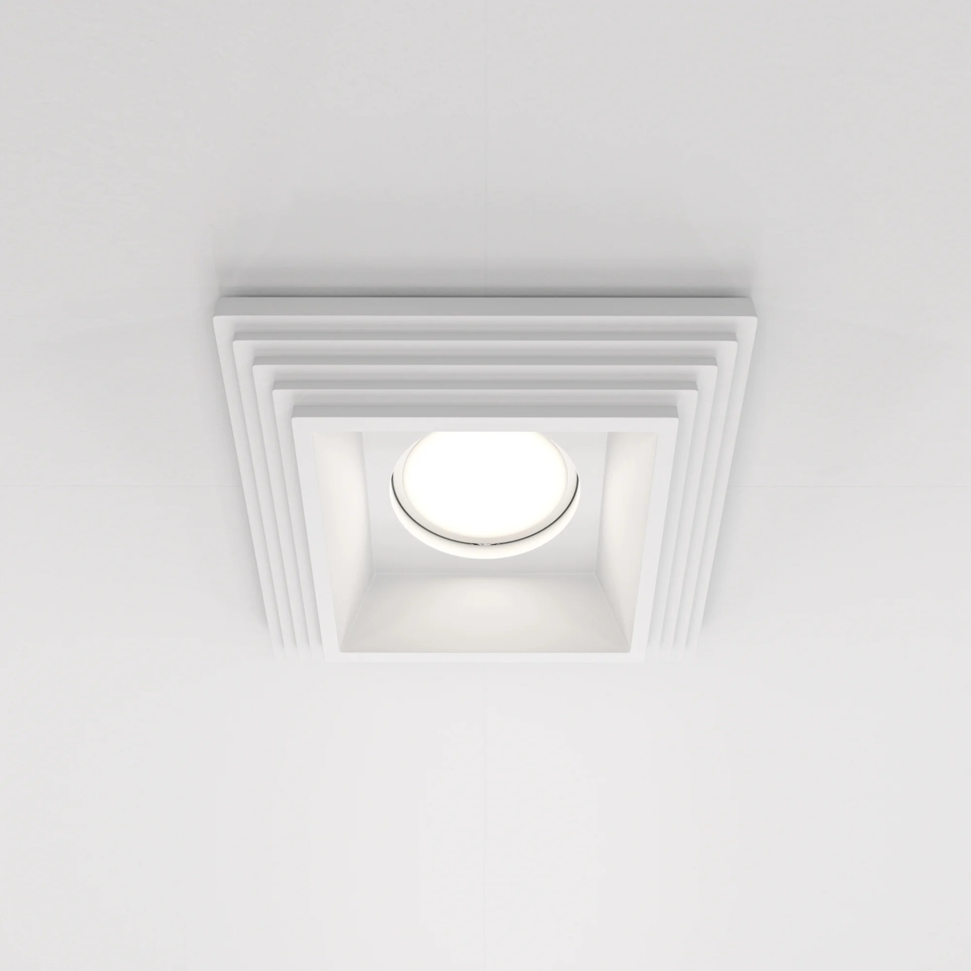 Встраиваемый светильник с узорами Gyps DL005-1-01-W Maytoni