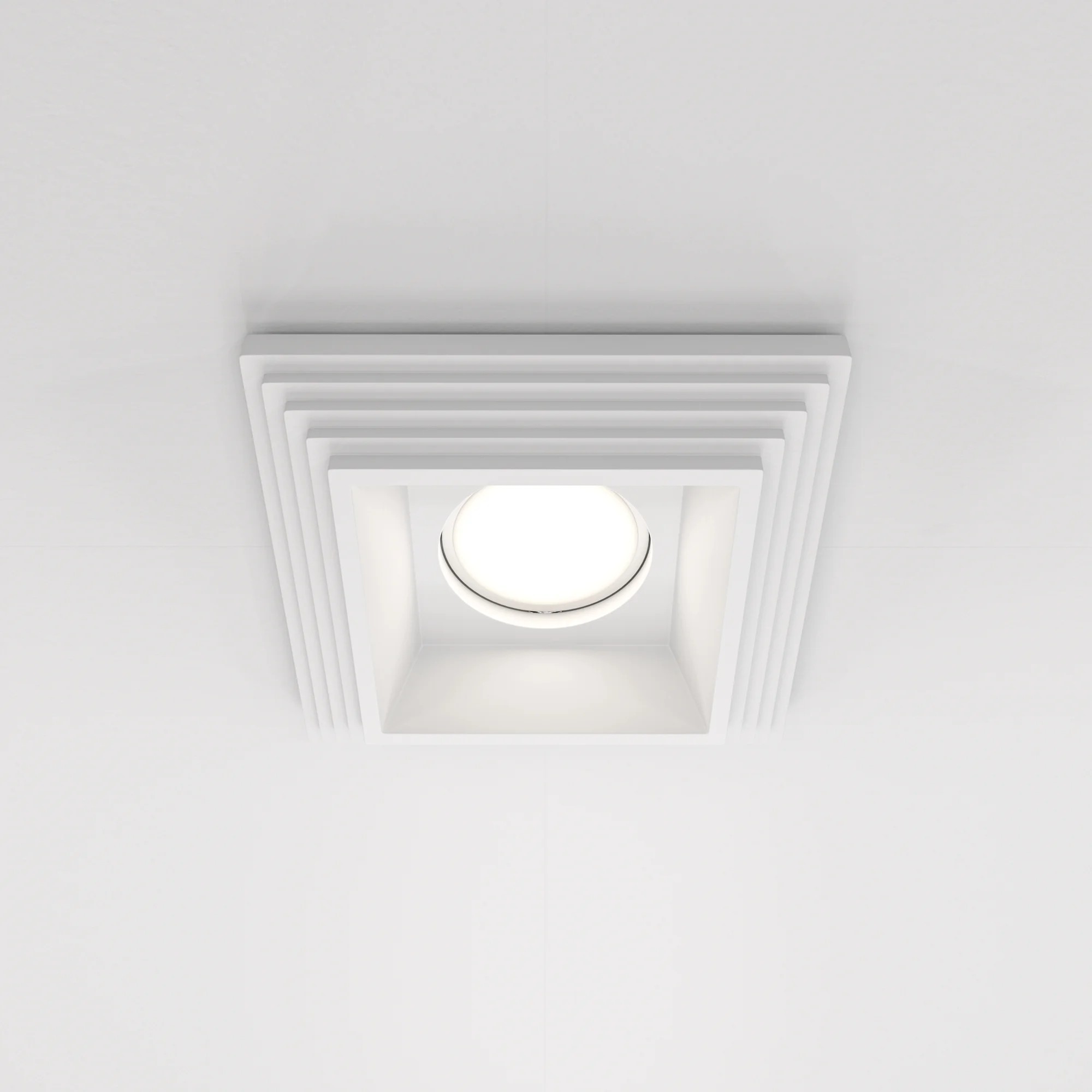 Встраиваемый светильник с узорами Gyps DL005-1-01-W Maytoni