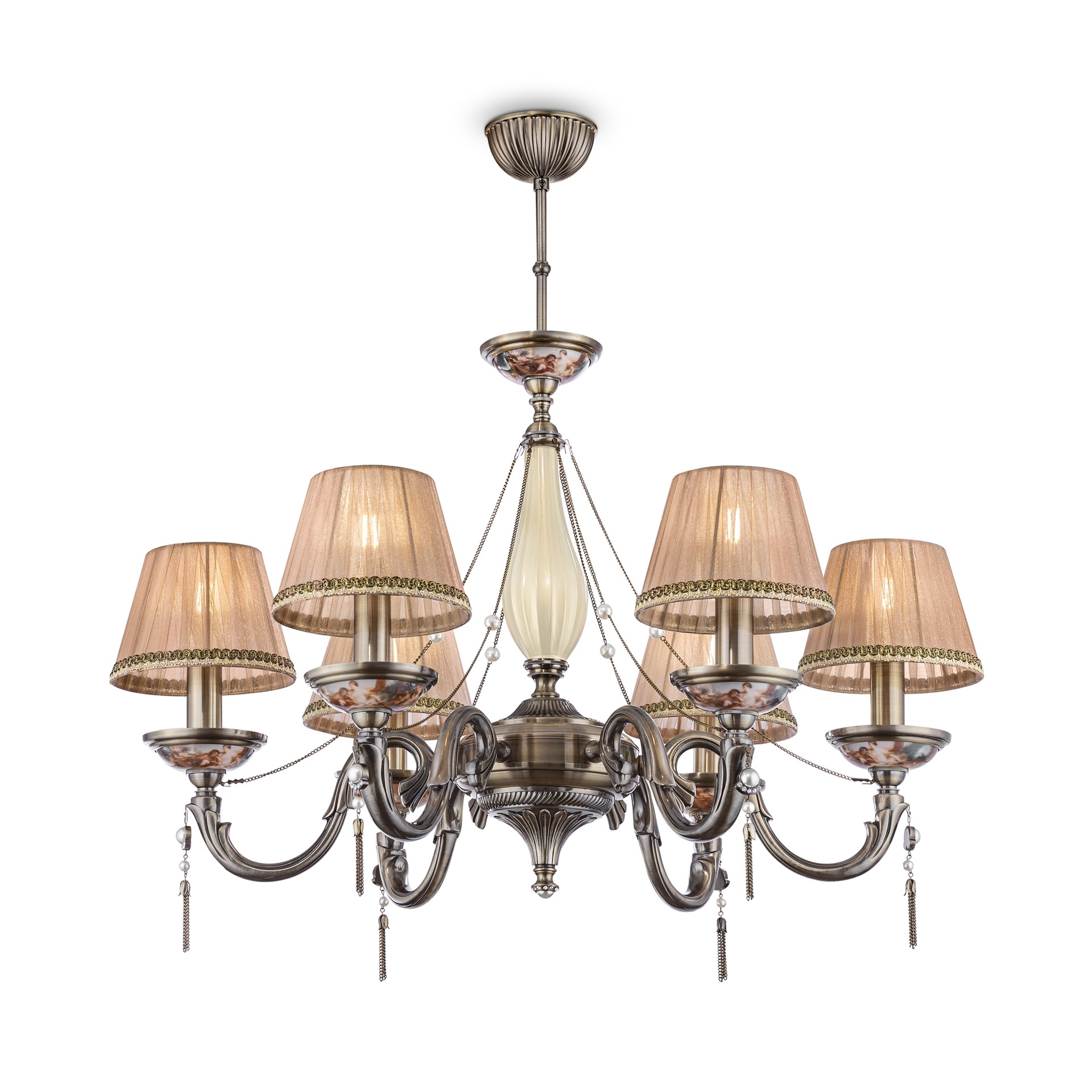 Потолочная люстра Maytoni Demitas RC024-PL-06-R