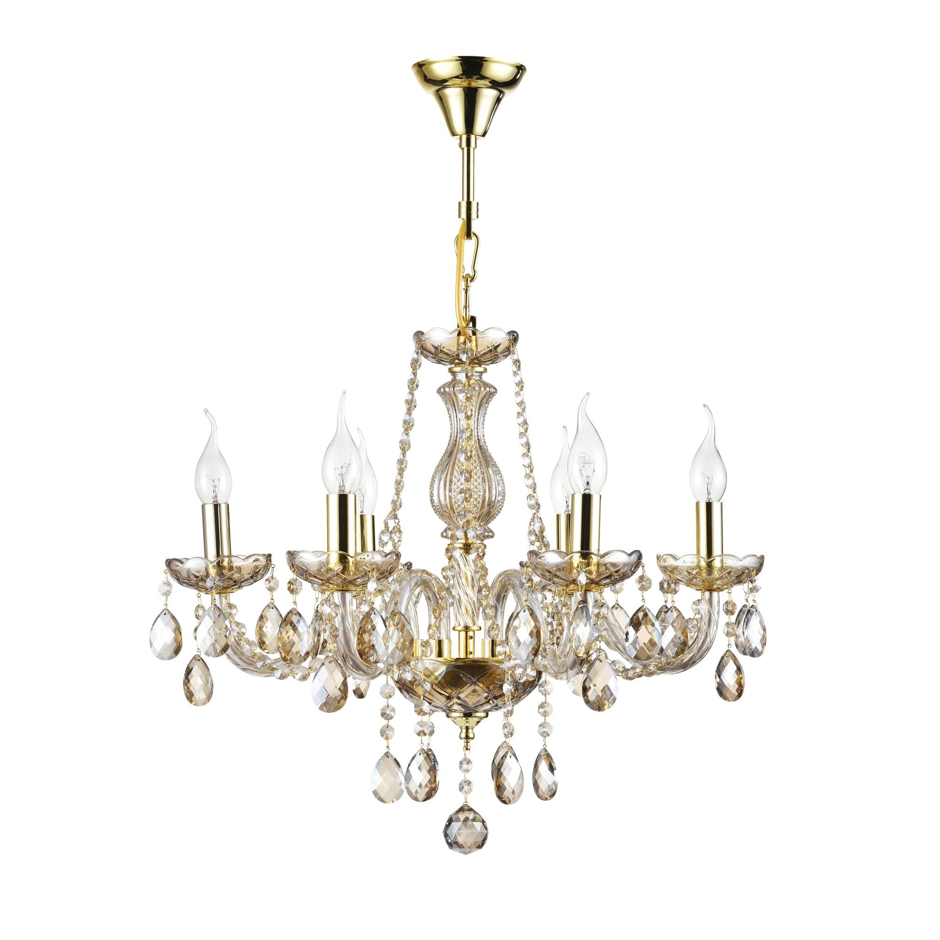 Подвесная люстра Maytoni Brandy DIA937-PL-06-G