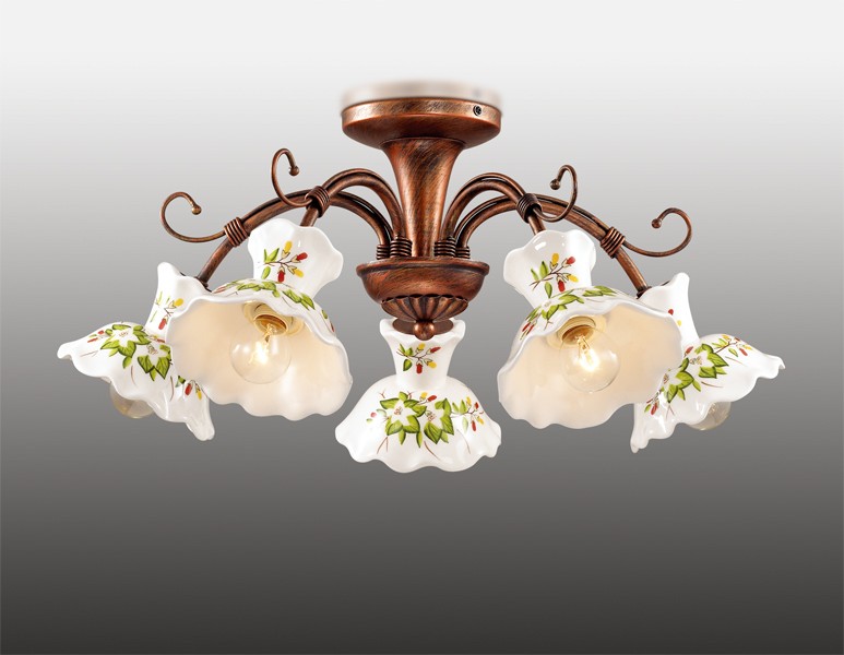 Потолочная люстра Odeon Light Amanda 2621/5