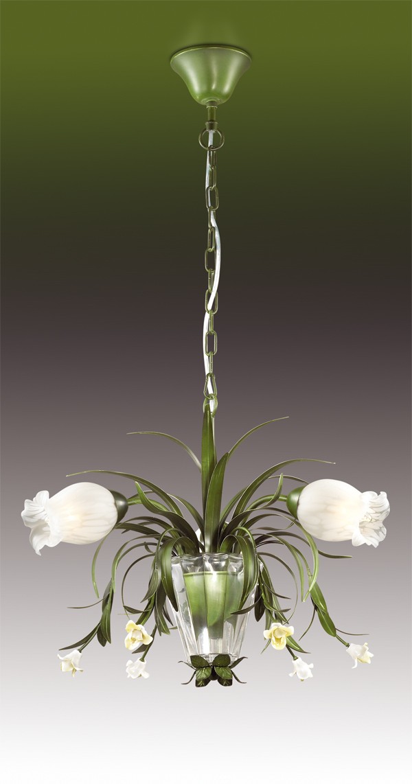 Люстра подвесная с цветочками Merida 2652/3 Odeon Light