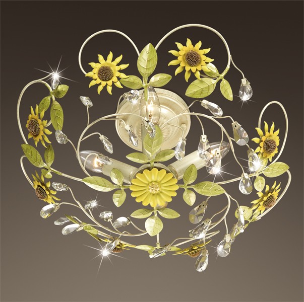 Потолочная люстра Odeon Light Sunflower 2651/4C