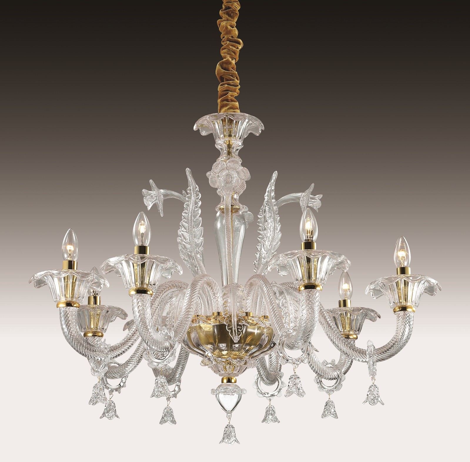 Подвесная хрустальная люстра Dita Odeon Light 2795/8