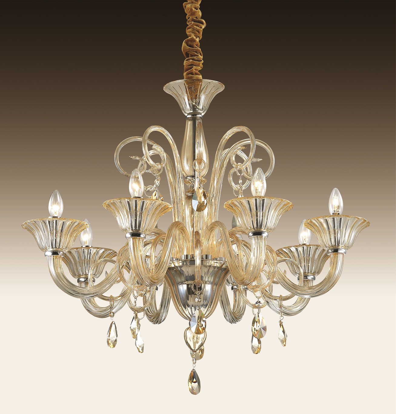 Подвесная хрустальная люстра Edna Odeon Light 2793/8