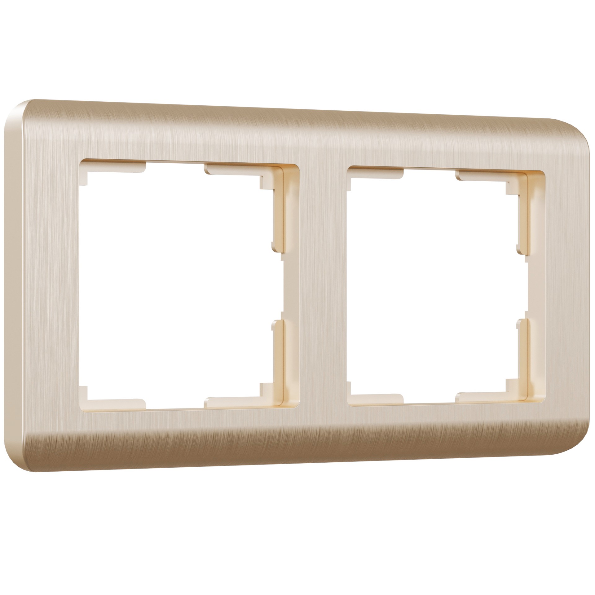 Рамка Werkel W0022111/ Рамка на 2 поста Stream (шампань)