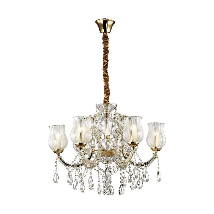 Подвесная хрустальная люстра Mount Odeon Light 2936/6