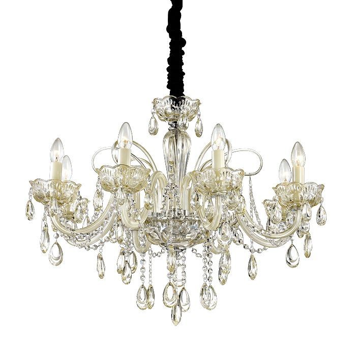 Подвесная хрустальная люстра Remena Odeon Light 2938/8