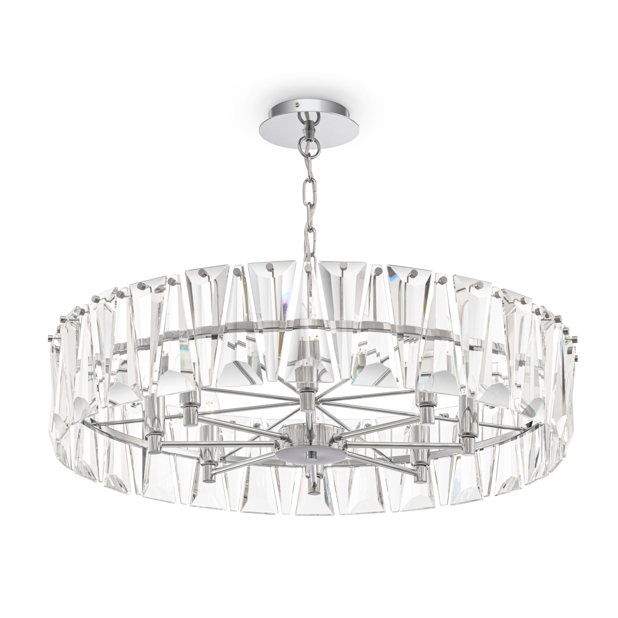 Подвесная хрустальная люстра Puntes Maytoni MOD043PL-08CH