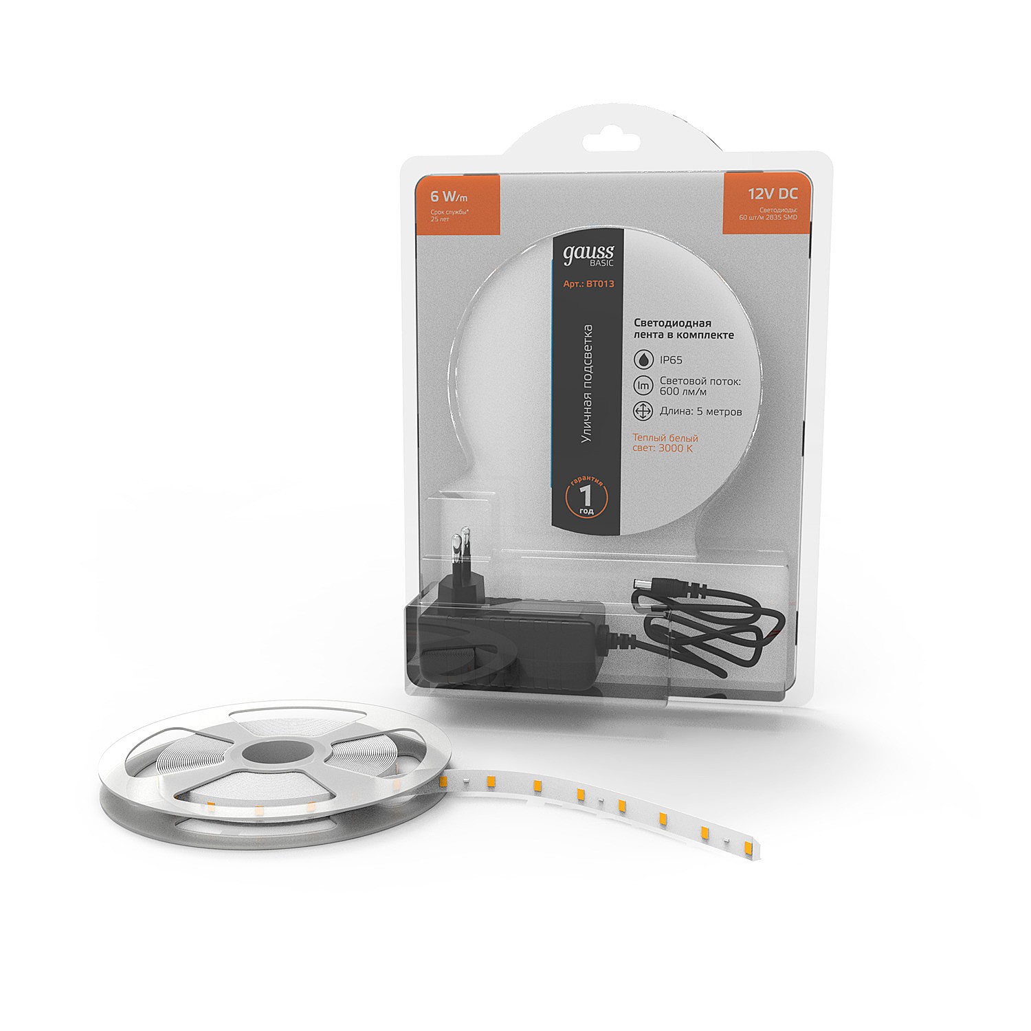 LED лента Gauss Basic BT013