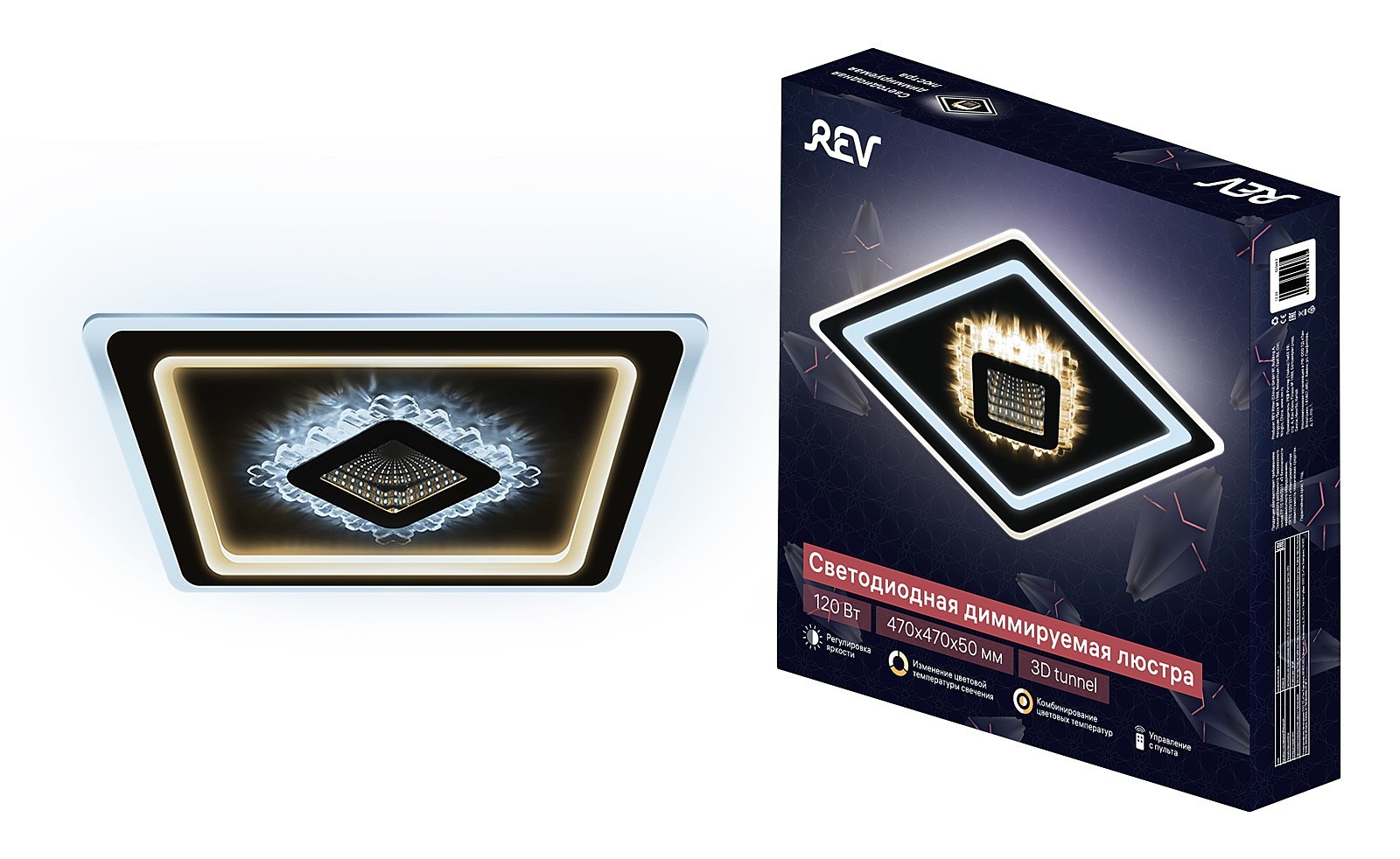 Потолочная люстра Ritter Crystal 3D 52367 3