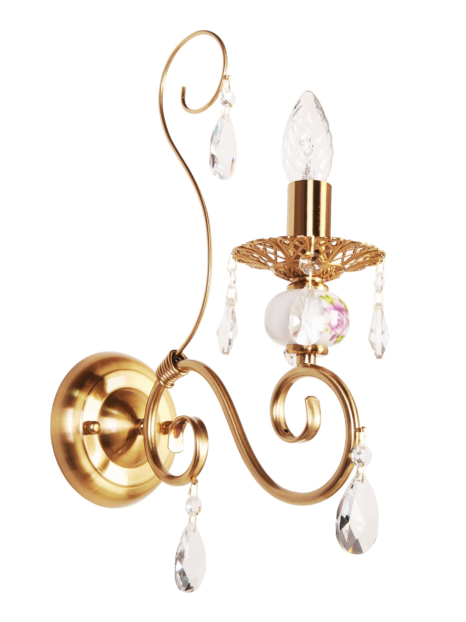 Настенное бра Abrasax MBK9431/1 BRASS