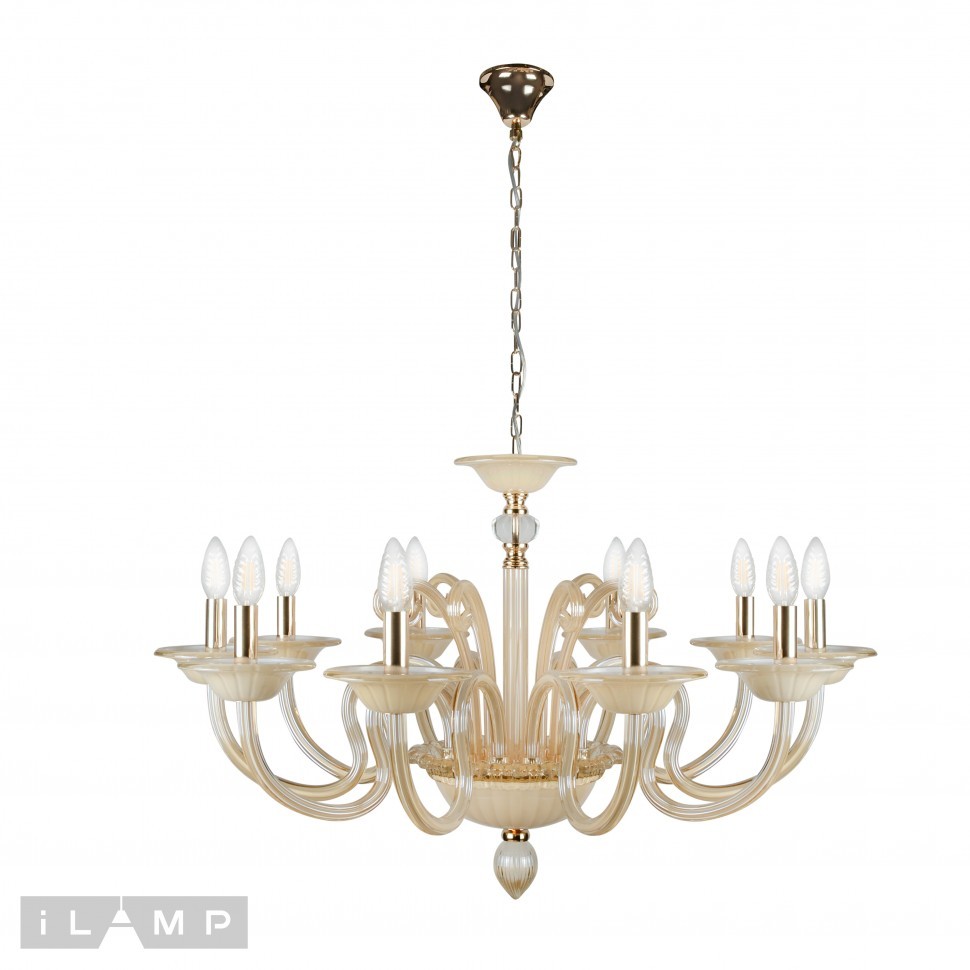 Люстра подвесная Classic iLamp P2318-10GD