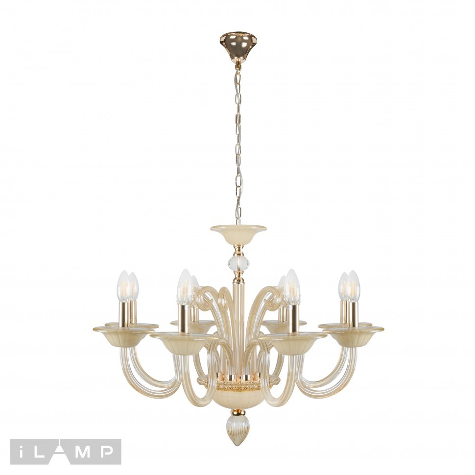 Люстра подвесная Classic iLamp P2318-8GD