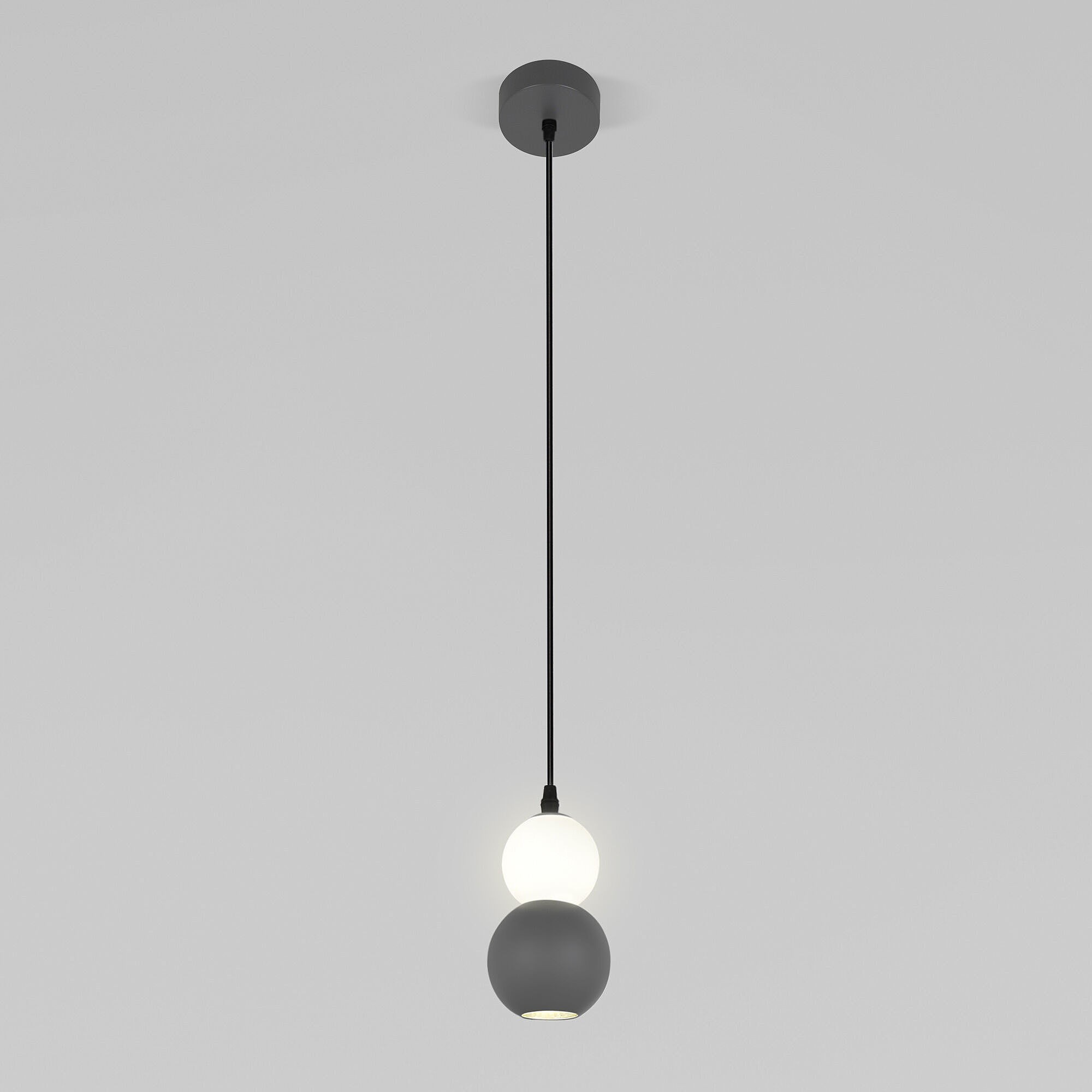 Светильник подвесной Eurosvet Polar 50250/1 LED серый