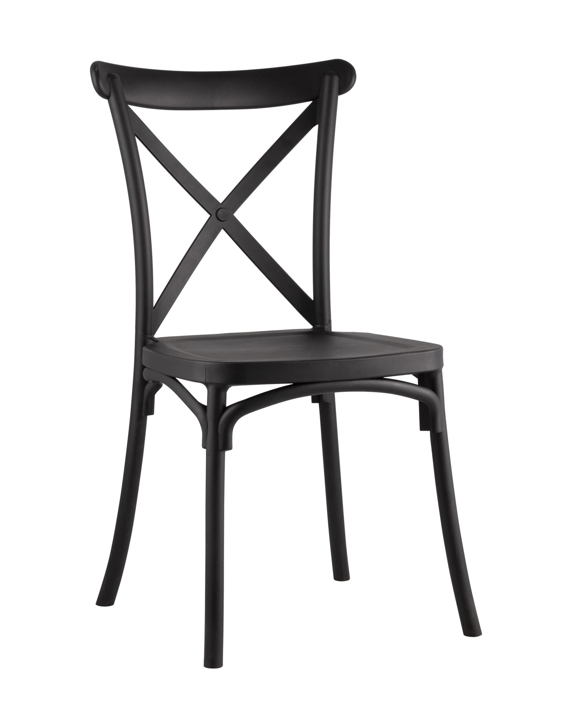 Стул пластиковый Stool Group Кроссбэк Y030 black