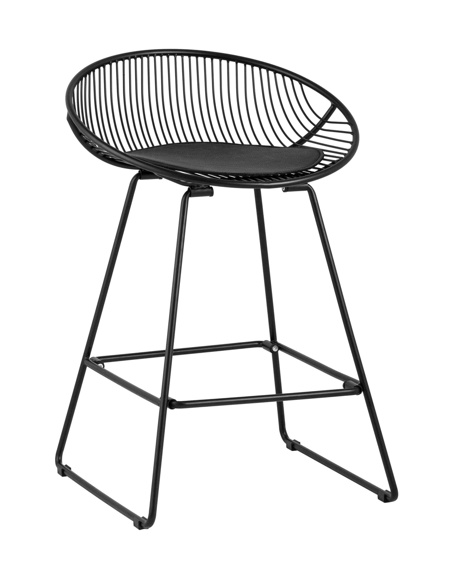 Полубарный стул Stool Group Ufo UFO-24A-P11 BL/BL