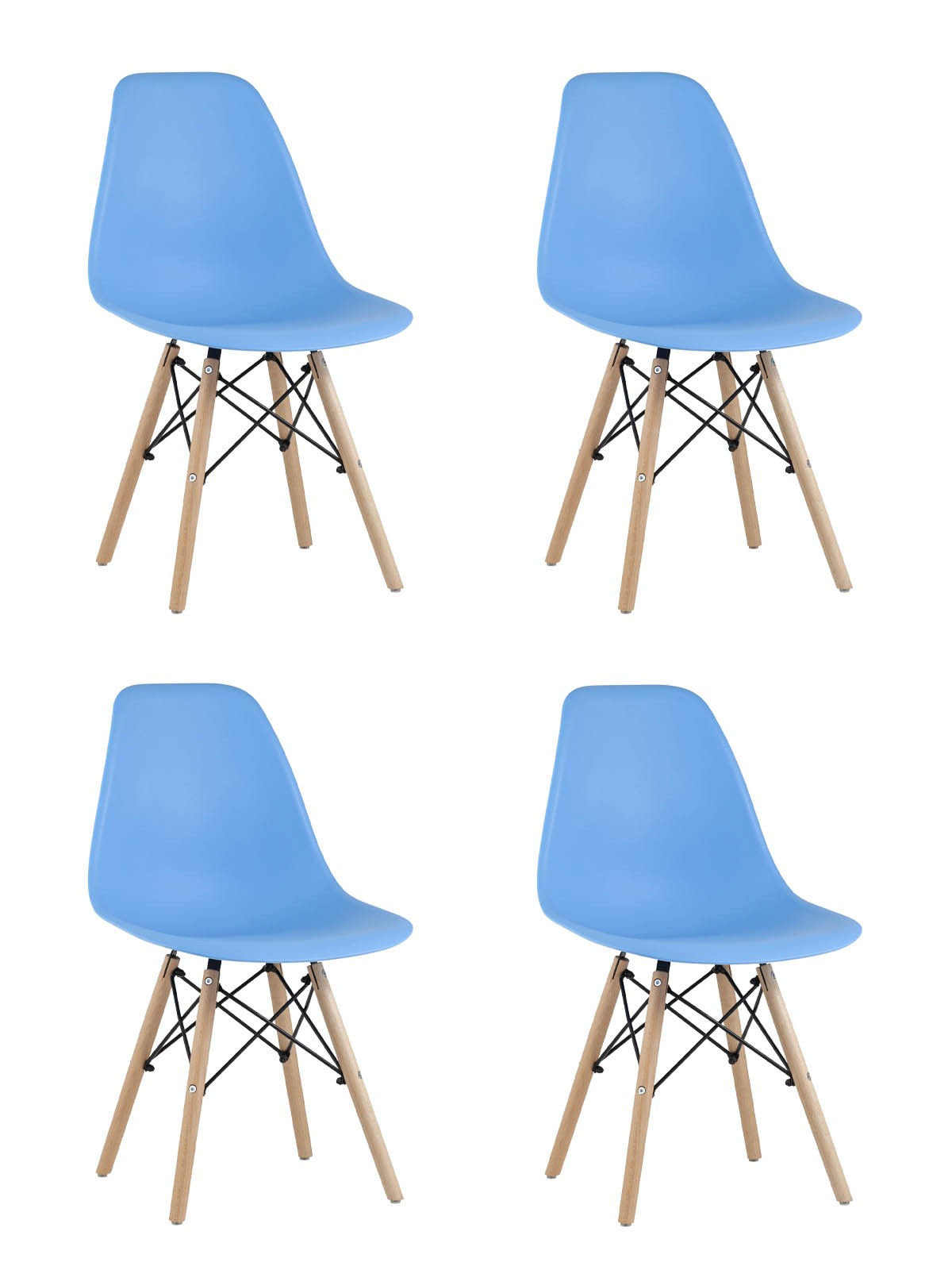 Обеденный стул Stool Group Style DSW Y801 light blue X4