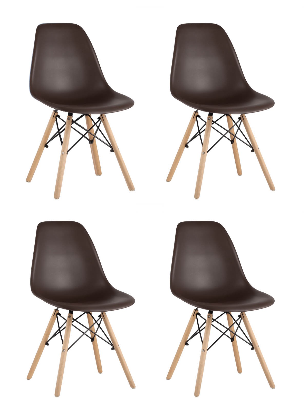 Обеденный стул Stool Group DSW 8056PP BROWN X4