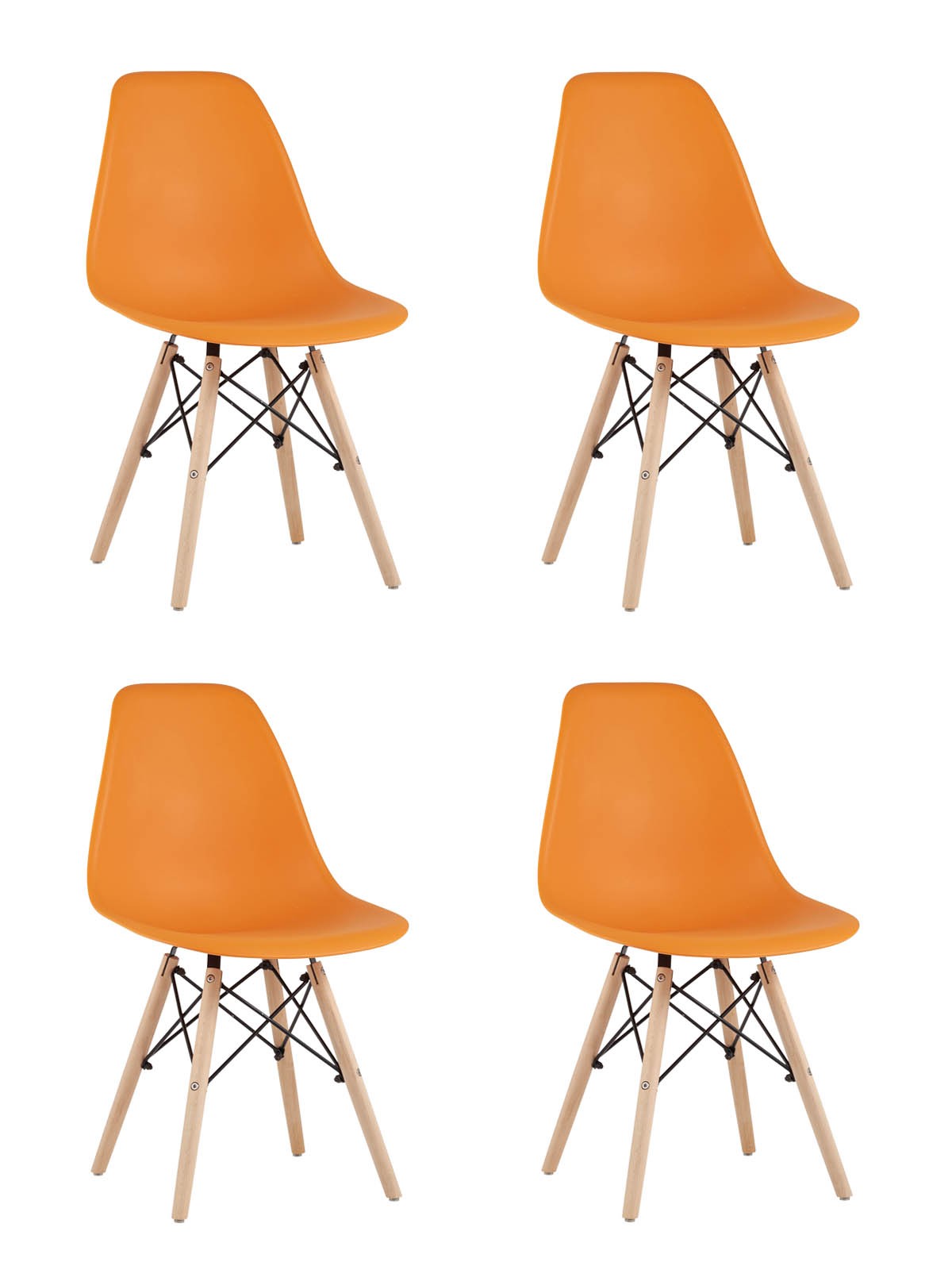 Обеденный стул Stool Group Style DSW Y801 orange X4