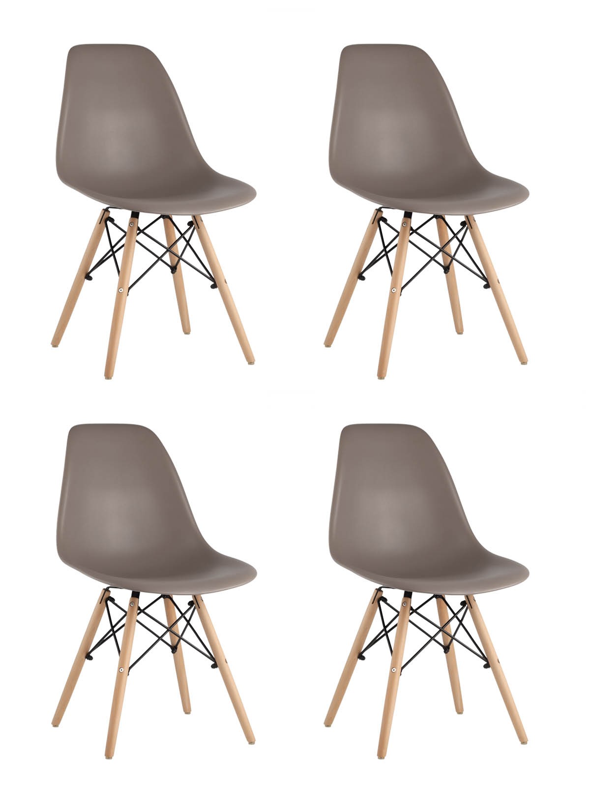 Обеденный стул Stool Group DSW 8056PP WARM GREY X4