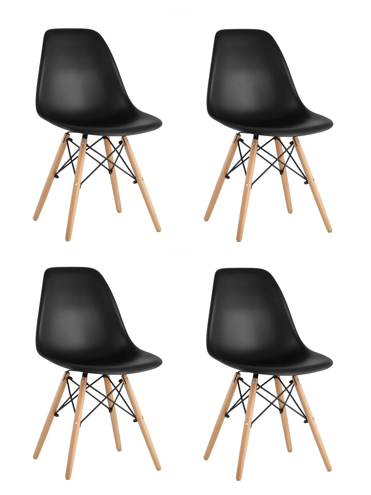 Обеденный стул Stool Group DSW 8056PP BLACK X4