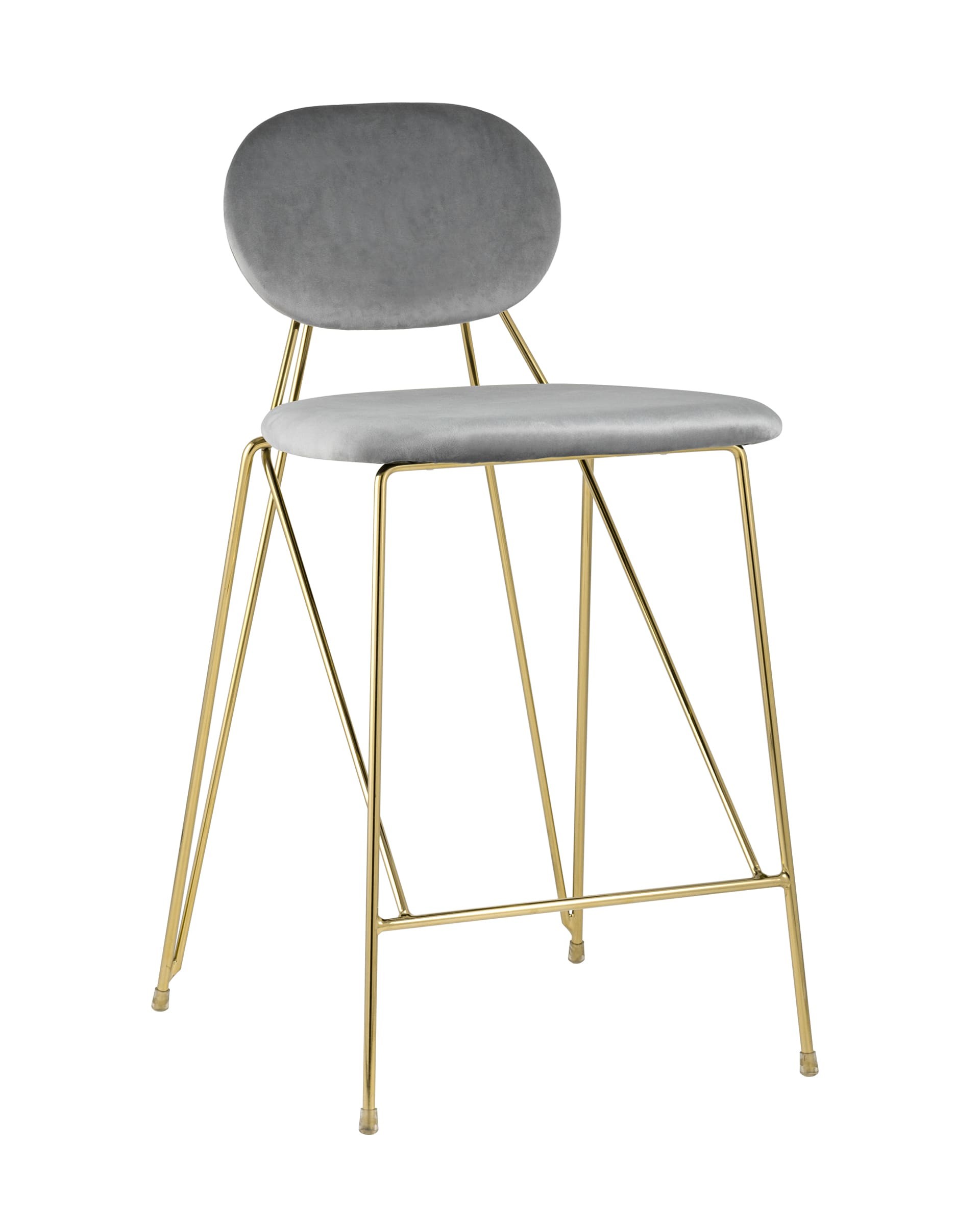 Полубарный стул Stool Group Элис FDC8001 LIGHT GREY FUT-79