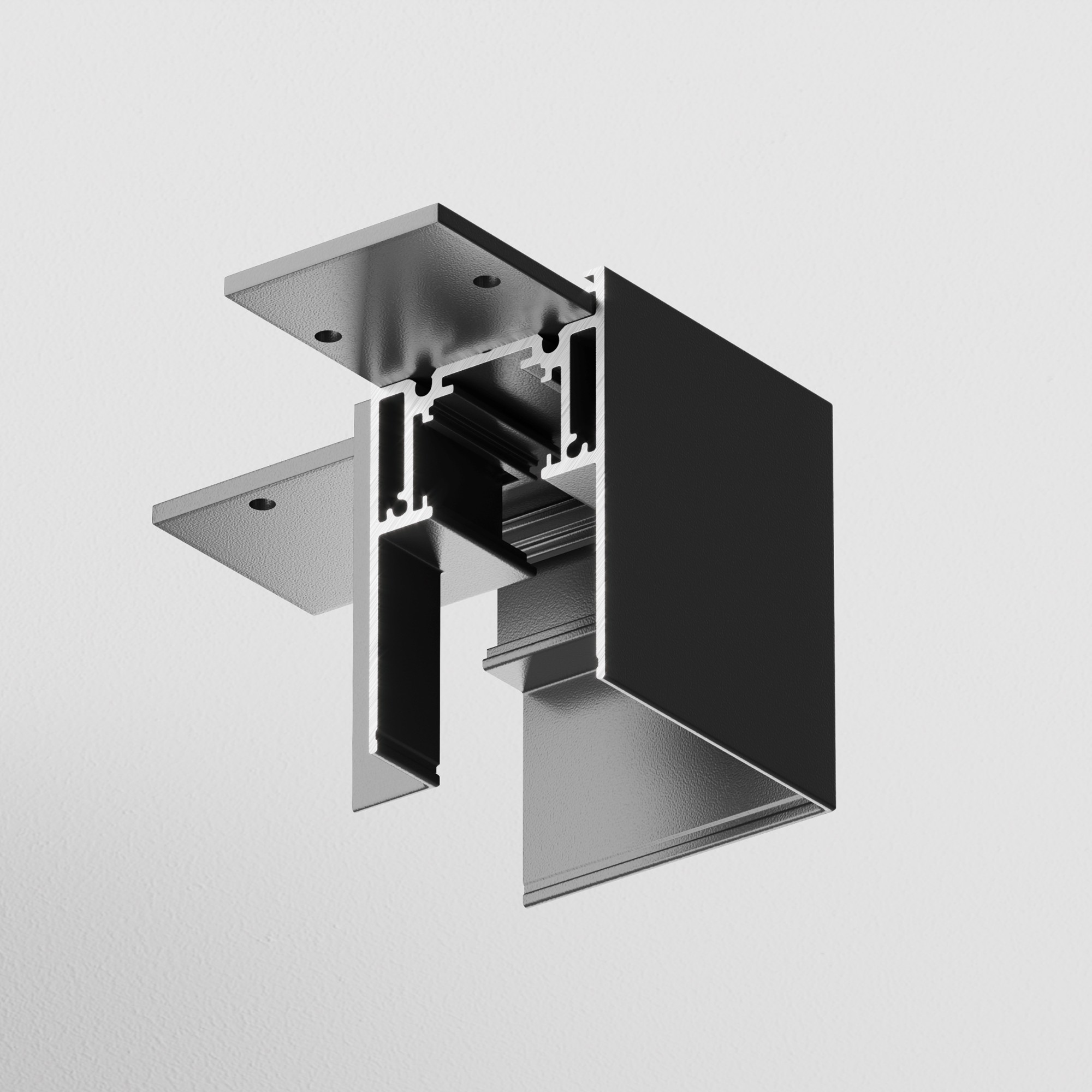 Угловой коннектор накладной Maytoni Accessories for tracks Gravity TRX010CL-21B