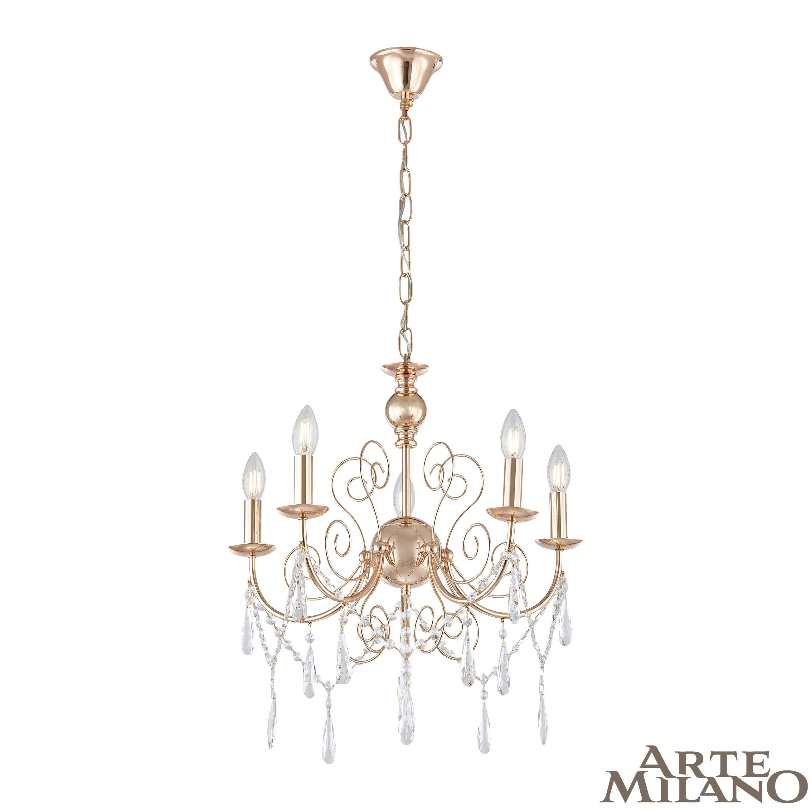 Подвесная люстра Arte Milano Am345620 345620/5 FGD