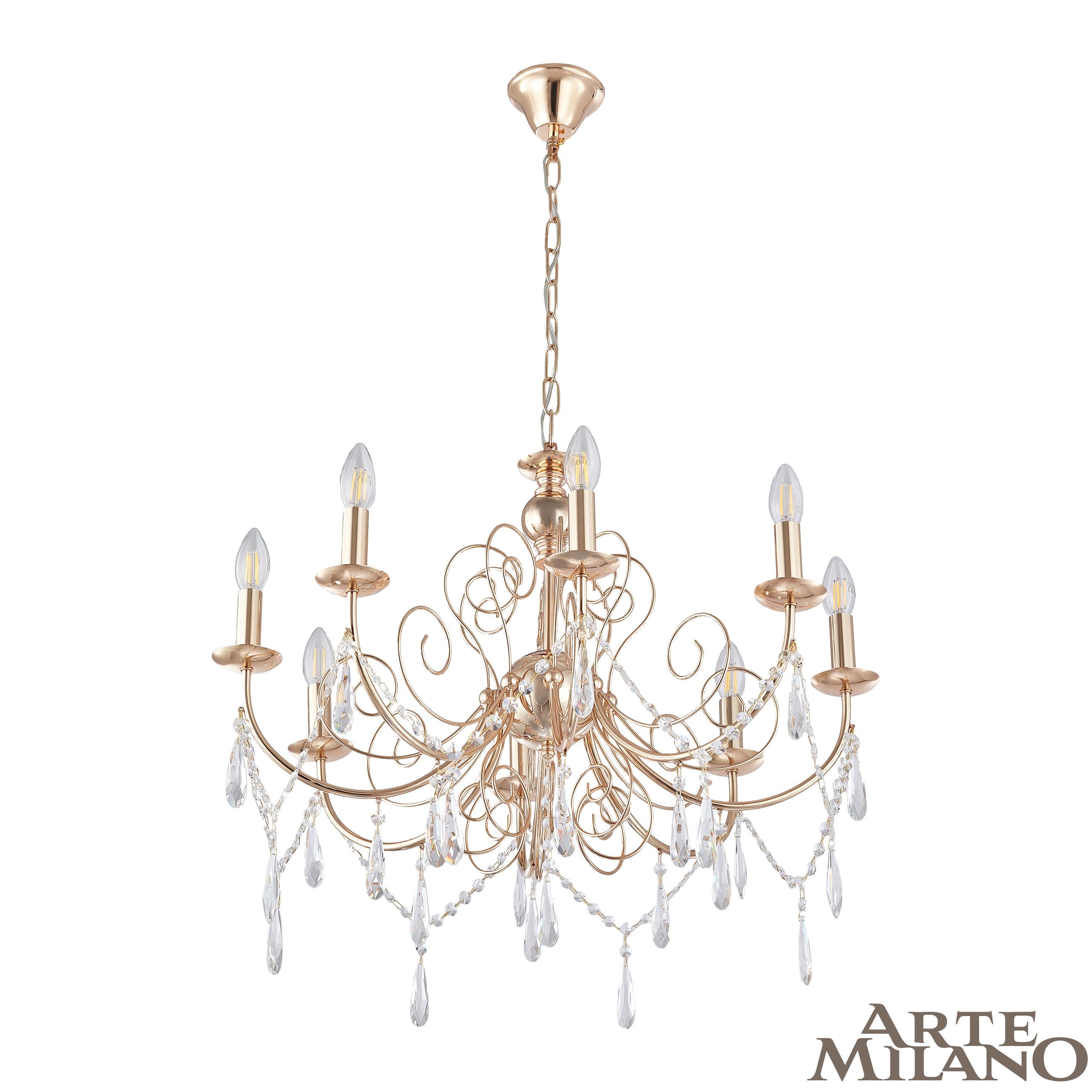 Подвесная люстра Arte Milano Am345620 345620/8 FGD