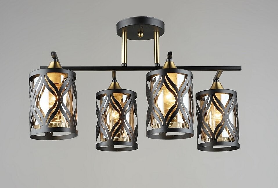 Потолочная люстра Wedo Light Miren WD3632/4C-CO-BK-AM