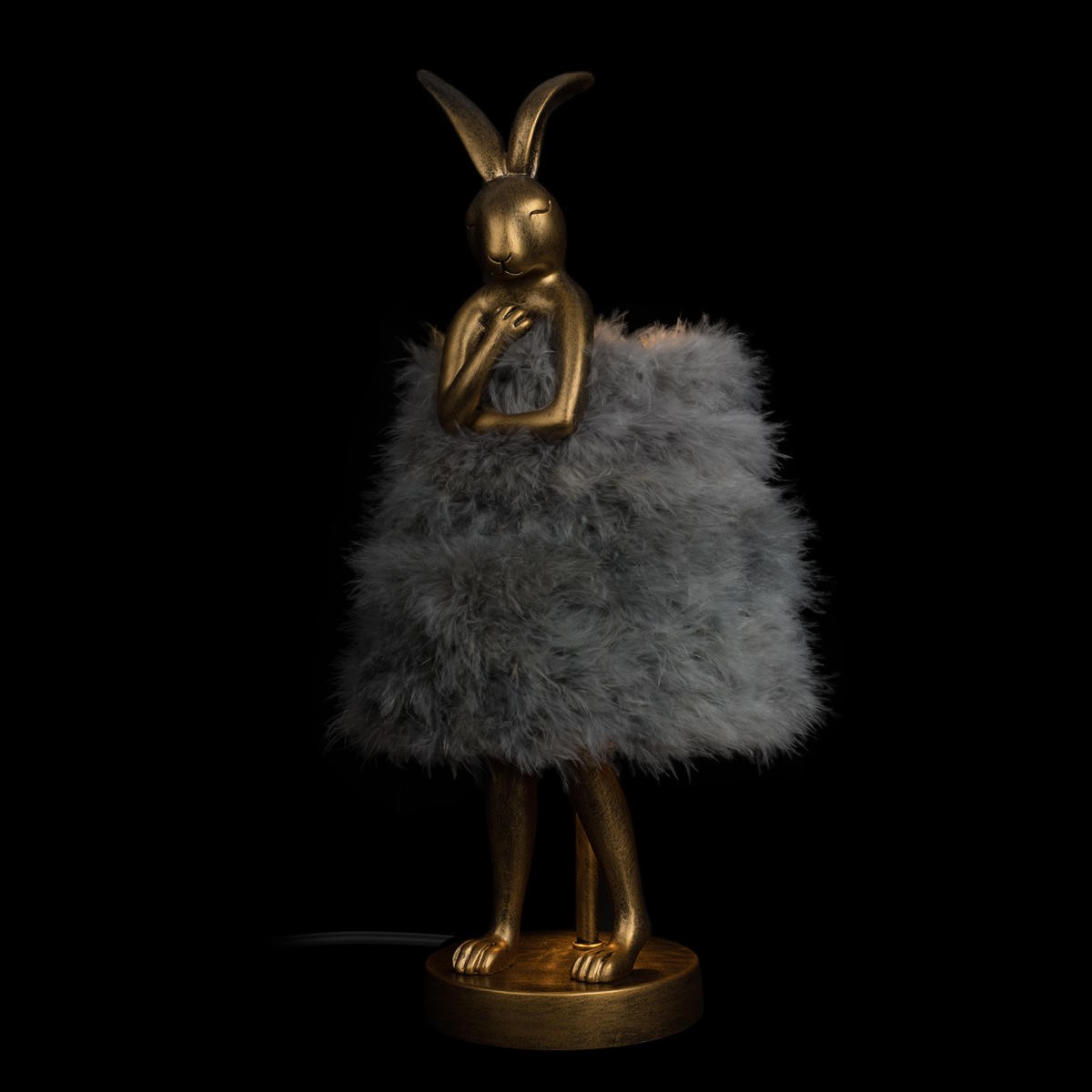 Настольная лампа Loft It Lapine 10315/A Grey fluff