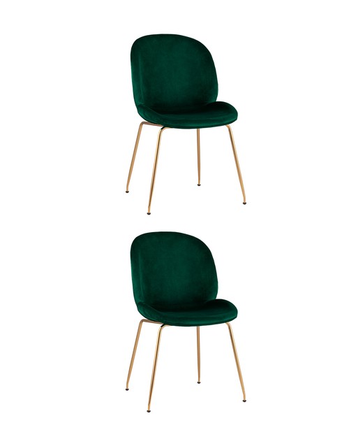 Комплект стульев Stool Group Beetle 8329 VELVET GREEN BOX