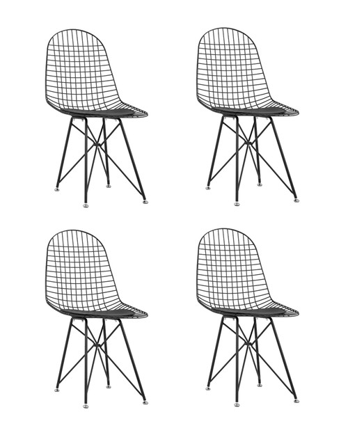 Комплект стульев Stool Group Eiffel AFR-18B-P1 BL/BL BOX