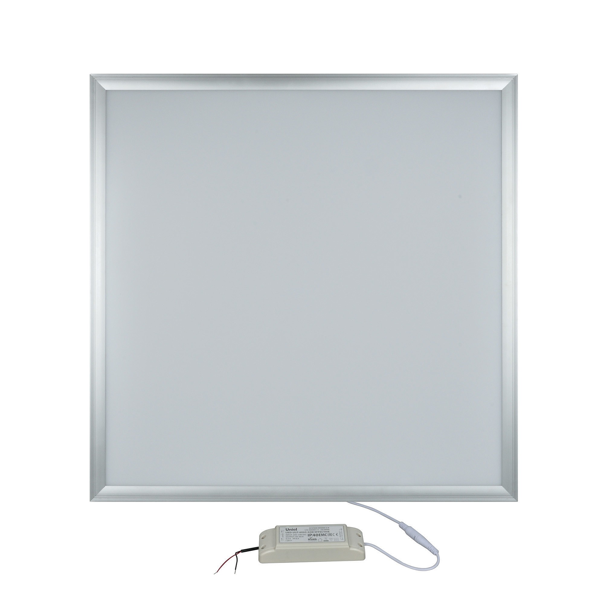 Светильник армстронг Uniel ULP-6060-42W/DW EFFECTIVE SILVER