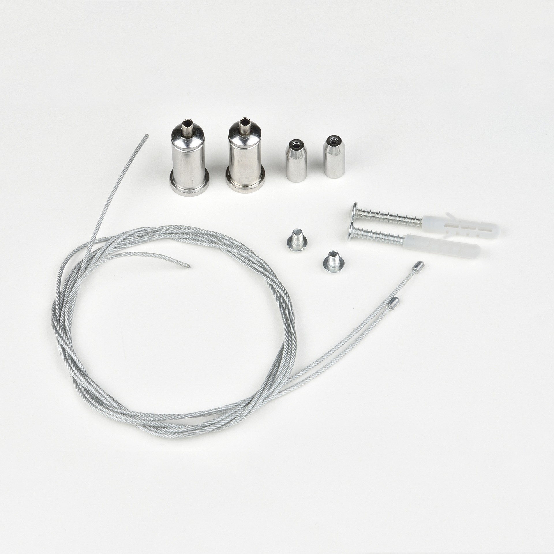 Комплект крепления для подвесного монтажа накладных светильников Uniel UFL-H02 SILVER 100 POLYBAG