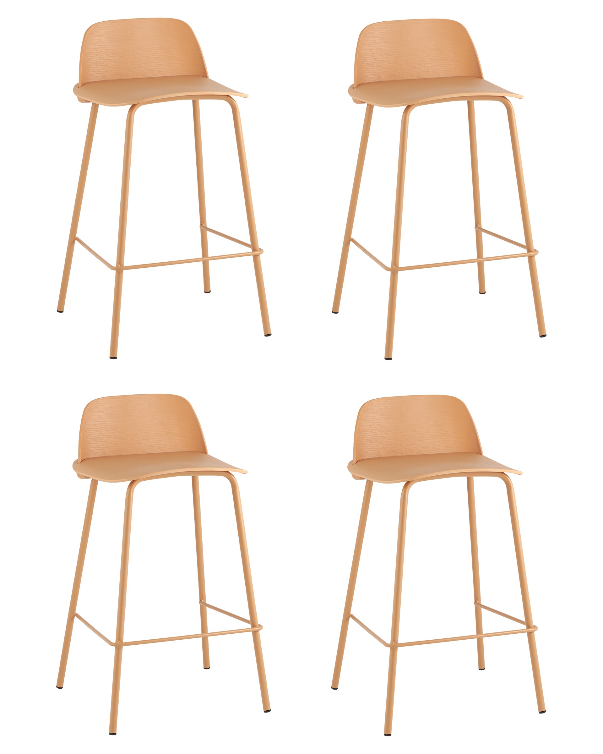 Комплект стульев Stool Group 8063T 65 yellow Y06 X4
