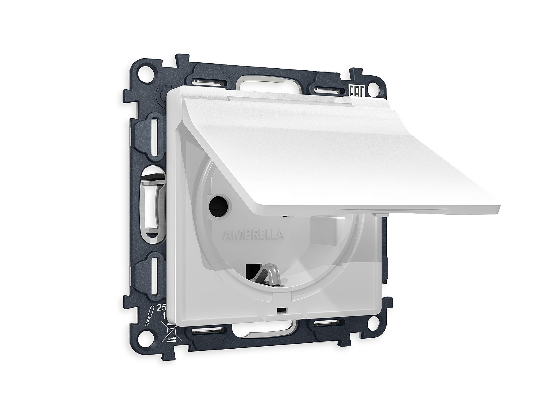 Розетка Ambrella Volt ALFA MA128010