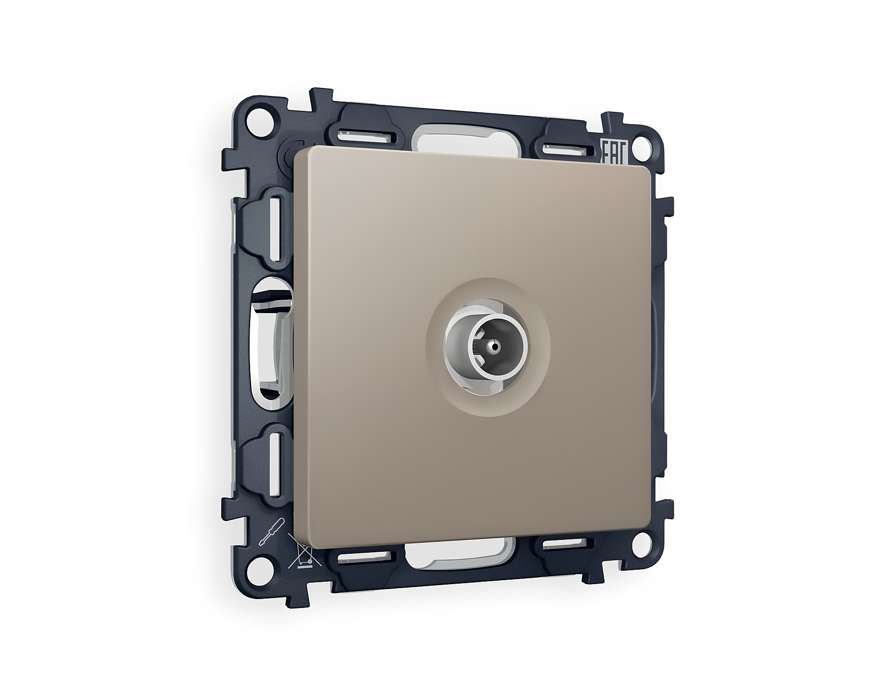 Розетка Ambrella Volt ALFA MA373030